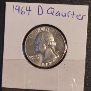 1964 D Quarter Coin